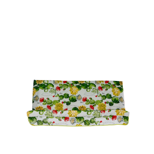 Матрас к качели Ost-  LYON Зеленый,135х105х7 см, ткань декор Кактусы