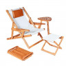 Кресло шезлонг Ws- Classic Chalet chair текстилен