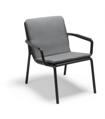 Кресло из полипропилена Nardi DEI- Doga Relax с подушкой Fumo