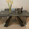 Стол обеденный модерн NL- DELTA (керамика серый) 