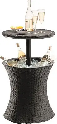 Стол - бар пластиковый ECO- Keter Cool Bar RATTAN коричневый