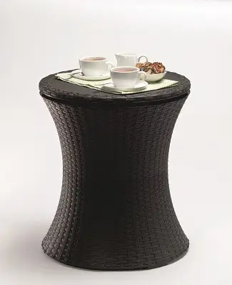 Стол - бар пластиковый ECO- Keter Cool Bar RATTAN коричневый