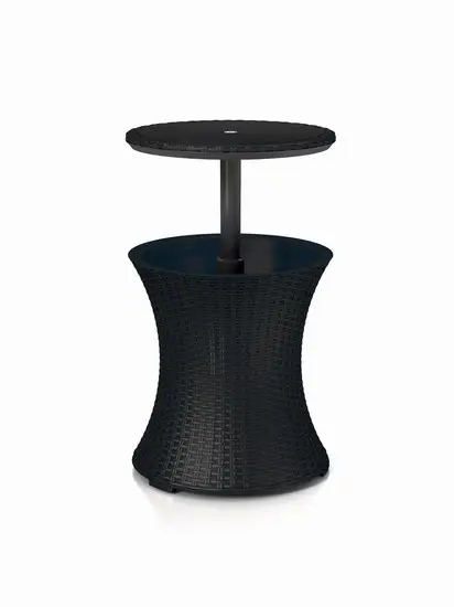 Стол - бар пластиковый ECO- Keter Cool Bar Rattan, серый