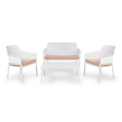 Комплект лаунж мебели Nardi DEI- Net Bianco
