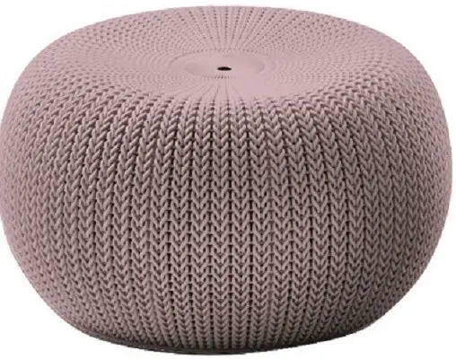 Кресло-пуф садовый пластиковый  ECO- KETER KNIT SEAT (COZIES) лиловый