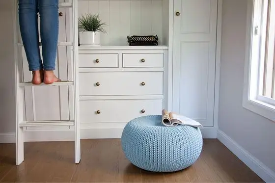 Кресло-пуф садовый пластиковый  ECO- KETER KNIT SEAT (COZIES) лиловый