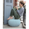 Кресло-пуф садовый пластиковый  ECO- KETER KNIT SEAT (COZIES) лиловый