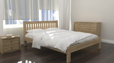 Кровать деревянная MOM- Villijj (Вилидж)