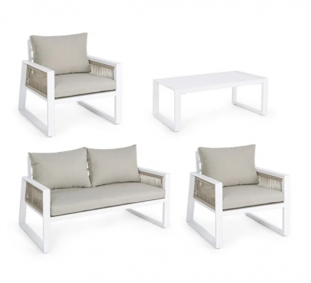 Комплект TERR- BIZZOTTO Captiva: диван, 2 кресла + журнальный стол