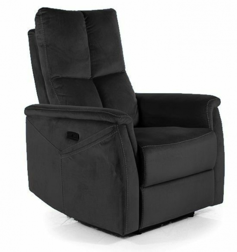Кресло раскладное с функцией массажа SIGNAL Neptun M Velvet беж, св. серый, черный