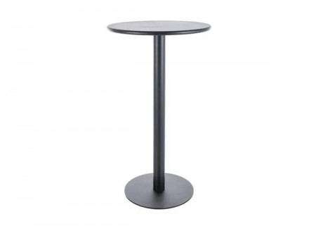 Барный стол высокий SIGNAL Pub H черный, Ø 60 см h105
