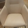 Кресло модерн NL- LAREDO (пудра) 