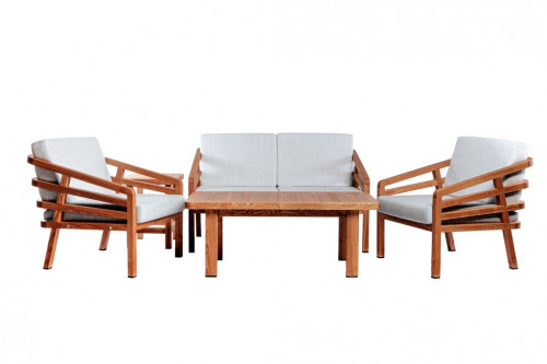 Садовый комплект Ws- Lugano, диван + 2 кресла + журнальный столик + кофейный столик