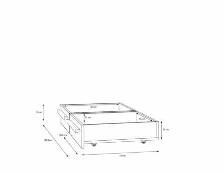 FORTE PL- Surfinio SFNL021 Ящик для кровати