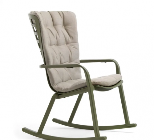 Кресло- качалка Nardi DEI- Folio agave, с подушкой
