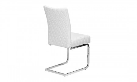 Стул обеденный TOP- Chairs Аврора (белый, светло-серый)