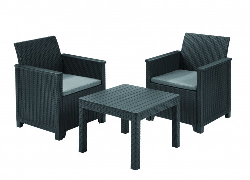 Комплект мебели для отдыха ECO- Emma balcony set (серый, бежевый)