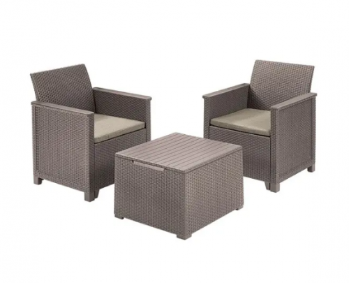 Комплект мебели для отдыха ECO- Emma balcony set (серый, бежевый)