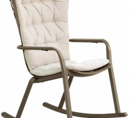 Кресло- качалка Nardi DEI- Folio tabacco, с подушкой