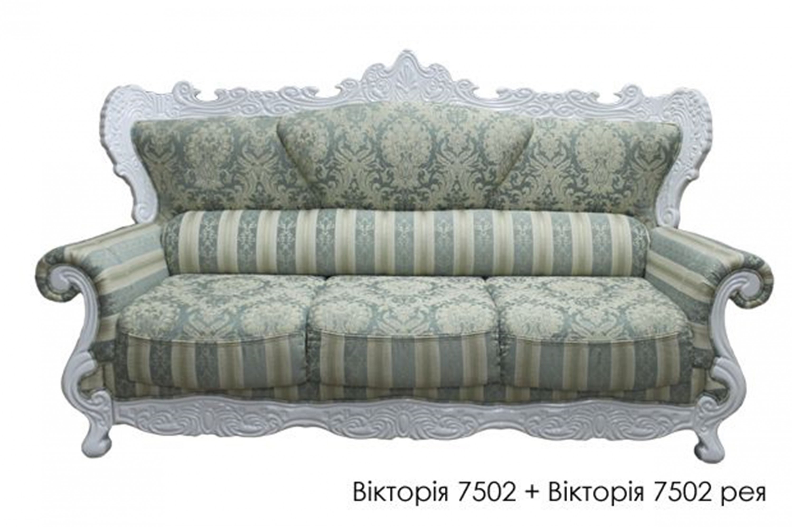 Зеленый кожаный диван Шик 430