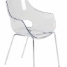 Кресло из полипропилена TYA- Opal прозрачное