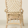 Обеденный комплект CRU- Феофания Премиум (стол+6 стульев) античный белый ok0017