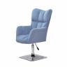 Офисное кресло OND- Oliver (Оливер) Б-Т синий  B - 1028 4-CH-BASE