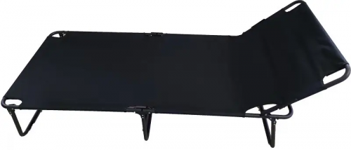 Раскладушка ECO- NR-43 в черном цвете
