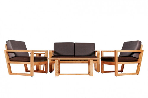 Садовый комплект Ws- Scandinavia, диван + 2 кресла + журнальный столик + кофейный столик
