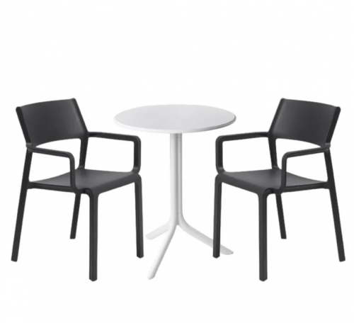 Комплект из полипропилена Nardi DEI- стол Spritz + 2 кресла Trill