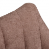 Кресло мягкое модерн NL-  BONN NEW (текстиль, коричневый)