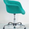 Кресло офисное OND- Leon Soft Office Шерсть (Бирюза W-18, Синий W-5)