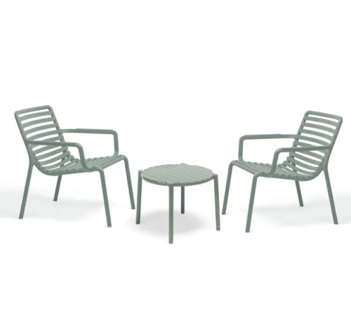 Комплект Nardi DEI- столик кофейный Doga + 2 кресла Doga Relax, Menta