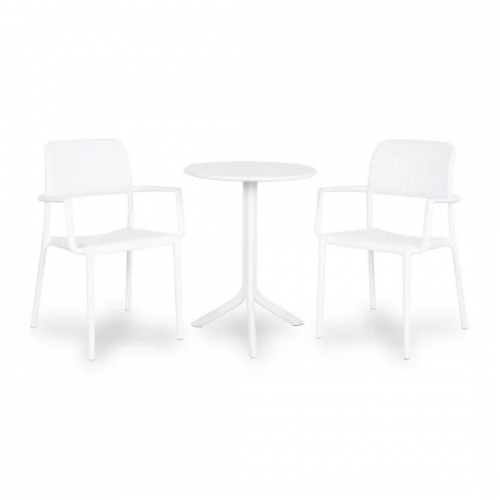 Комплект Nardi DEI- стол Step + 2 кресла Bora, Bianco
